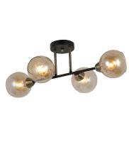 Потолочные люстры — 8426/4 бронза+черный купить в 