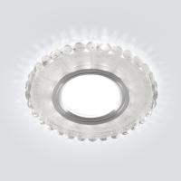 Встраиваемые точечные светильники — Встраиваемый светильник Elektrostandard 2245 MR16 SL/WH зеркальный/белый купить в 