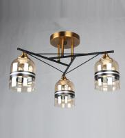 Потолочные люстры — 42357/3 черный+латунь купить в 