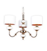 Люстры подвесные — 42302/3 золото+белый купить в 