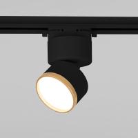 Трековые светильники — Светильник на шине Elektrostandard Impact чёрный матовый/золото 10W 4200K (85514/01) однофазный купить в 