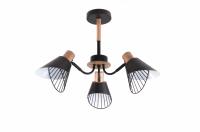 Люстры подвесные — 84451/3 черный/медь купить в 