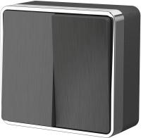 Выключатели — Выключатель Werkel WL15-03-01 (графит рифленый) купить в 