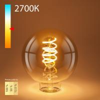 Светодиодные лампы — Светодиодная лампа Elektrostandard Dimmable 5W 2700K E27 (G95 тонированный)(BLE2747) купить в  Светодиодные лампы — Светодиодная лампа Elektrostandard Dimmable 5W 2700K E27 (G95 тонированный)(BLE2747) купить в
