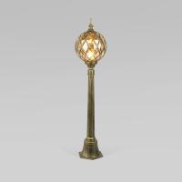 Высокие уличные фонари — Садово-парковый светильник Elektrostandard Sirius F черное золото купить в  Высокие уличные фонари — Садово-парковый светильник Elektrostandard Sirius F черное золото купить в