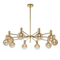 Люстры на штанге — Подвесная люстра Indigo Collana 13015/10R Gold V000221 купить в  Люстры на штанге — Подвесная люстра Indigo Collana 13015/10R Gold V000221 купить в