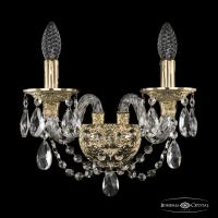 Настенные бра — Бра Bohemia Ivele Crystal 16106B/2/141 G купить в  Настенные бра — Бра Bohemia Ivele Crystal 16106B/2/141 G купить в
