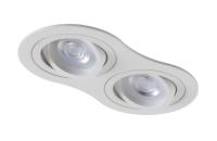 Встраиваемые точечные светильники — Встраиваемый светильник Crystal Lux CLT 001C2 WH купить в  Встраиваемые точечные светильники — Встраиваемый светильник Crystal Lux CLT 001C2 WH купить в
