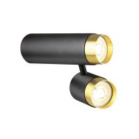Споты — Спот Lumien Hall Саурис LH8020/2C-BK-GD купить в  Споты — Спот Lumien Hall Саурис LH8020/2C-BK-GD купить в