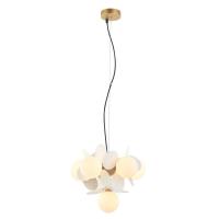 Люстры подвесные — Подвесная люстра Lumien Hall Ilmari LH4136/6P-GD-WT купить в 