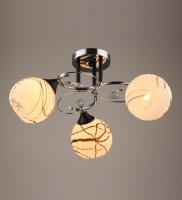 Потолочные люстры — 00888/3 хром+черный купить в 