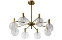 Люстры на штанге — Люстра на штанге Crystal Lux ANDRES SP8 BRONZE/TRANSPARENTE купить в 