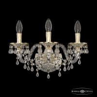 Настенные бра — Бра Bohemia Ivele Crystal 16110B/3/165 GW V0300 купить в  Настенные бра — Бра Bohemia Ivele Crystal 16110B/3/165 GW V0300 купить в