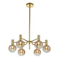 Люстры на штанге — Подвесная люстра Indigo Collana 13015/6R Gold V000220 купить в  Люстры на штанге — Подвесная люстра Indigo Collana 13015/6R Gold V000220 купить в