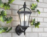 Уличные настенные светильники — Светильник настенный Elektrostandard Capella черный купить в 