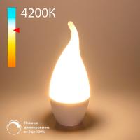 Светодиодные лампы — Светодиодная лампа Elektrostandard Dimmable 7W 4200K E14 (CW35) (BLE1450) купить в  Светодиодные лампы — Светодиодная лампа Elektrostandard Dimmable 7W 4200K E14 (CW35) (BLE1450) купить в