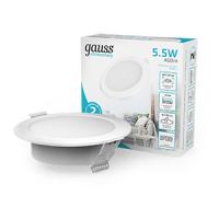 Встраиваемые точечные светильники — Встраиваемый светильник Gauss 997420205 купить в 