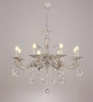 Люстры подвесные — 2524/8 белый с патиной золото купить в 