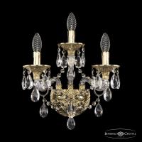 Настенные бра — Бра Bohemia Ivele Crystal 16115B/2+1/165 G купить в  Настенные бра — Бра Bohemia Ivele Crystal 16115B/2+1/165 G купить в