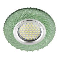 Точечные светильники — Встраиваемый светильник Fametto Luciole DLS-L137 Gu5.3 Glassy/Green купить в 