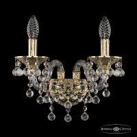 Настенные бра — Бра Bohemia Ivele Crystal 16109B/2/141 G купить в  Настенные бра — Бра Bohemia Ivele Crystal 16109B/2/141 G купить в