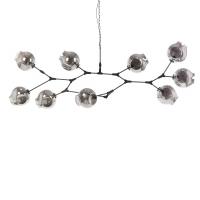 Люстры подвесные — Подвесная люстра Cosmo 1212S-9 дымчатый/черный купить в 