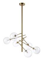 Люстры на штанге — Люстра на штанге Crystal Lux MARCOS SP6 BRONZE купить в 