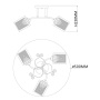 Люстры накладные — Накладная люстра Escada 1105/3PL купить в  Люстры накладные — Накладная люстра Escada 1105/3PL купить в