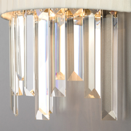 Настенные бра — Бра Eurosvet 10122/2 хром/прозрачный хрусталь Strotskis (10106/2) купить в  Настенные бра — Бра Eurosvet 10122/2 хром/прозрачный хрусталь Strotskis (10106/2) купить в