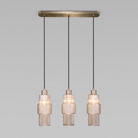 Подвесные светильники — Подвесной светильник Eurosvet 50209/3 бронза купить в 