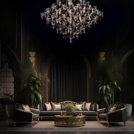 Подвесные светильники — Подвесной светильник LOFT IT 10259/1000 Gold Asfour купить в 