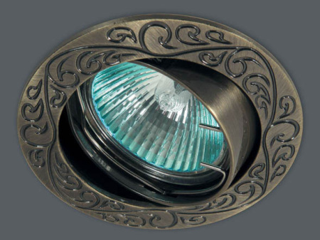 Встраиваемые точечные светильники — Встраиваемый светильник Donolux A1523-GAB купить в 