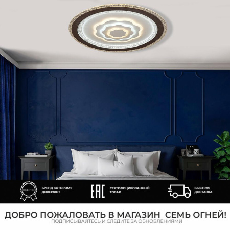 Потолочные светильники — Потолочный светильник Seven Fires Ejmund 75383.01.09.136 купить в 