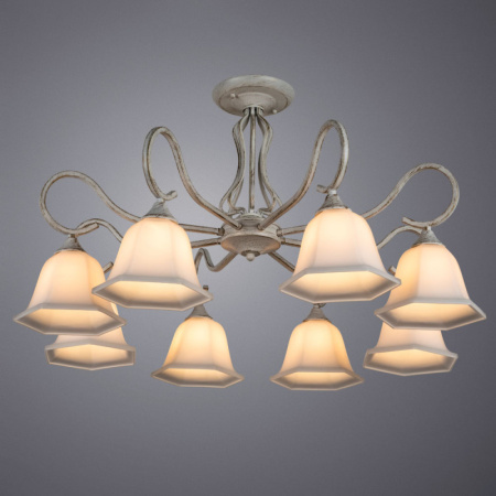 Люстры на штанге — Люстра на штанге ARTE Lamp A2714PL-8WG купить в  Люстры на штанге — Люстра на штанге ARTE Lamp A2714PL-8WG купить в