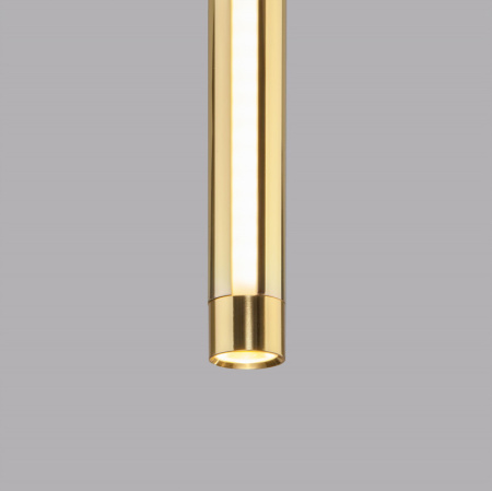 Подвесные светильники — Подвесной светильник Eurosvet 50189/1 LED черный/золото купить в 