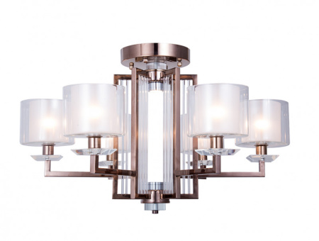 Люстры на штанге — Люстра на штанге Newport 4406/C black nickel купить в 