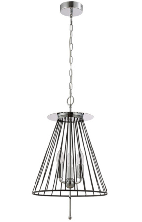Подвесные светильники — Подвесной светильник Crystal Lux MODESTO SP3 BLACK/CHROME купить в 