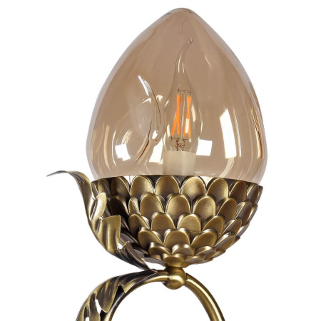 Потолочные светильники — Бра Lumien Hall Оливи 3304/1W-ABPAB-AM купить в 