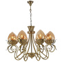 Люстры подвесные — Подвесная люстра Lumien Hall Оливи 3304/8H-ABPAB-AM купить в 