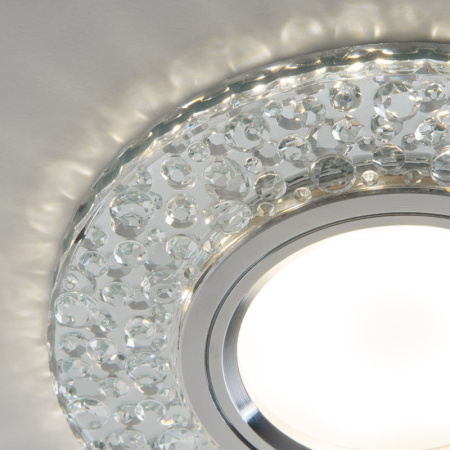 Встраиваемые точечные светильники — Встраиваемый светильник Elektrostandard 2224 MR16 CL прозрачный купить в 