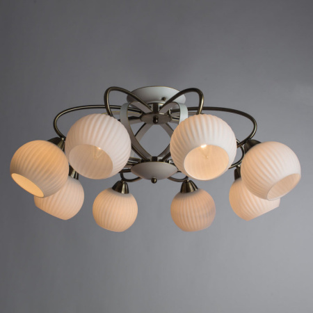 Люстры накладные — Накладная люстра ARTE Lamp A6342PL-8WG купить в  Люстры накладные — Накладная люстра ARTE Lamp A6342PL-8WG купить в