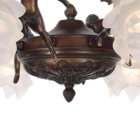 Люстры подвесные — Подвесная люстра Lumien Hall Эльза H17050/8PCRG купить в 