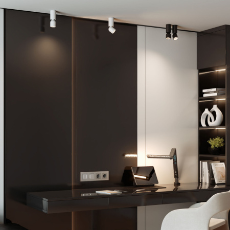 Споты — Спот Elektrostandard 25106/LED 8W 4000K черный купить в 