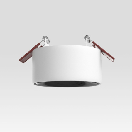 Встраиваемые точечные светильники — Встраиваемый светильник Elektrostandard 25095/LED 10W 4000K белый/черный купить в 