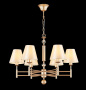 Люстры подвесные — Подвесная люстра Crystal Lux FLAVIO SP6 GOLD купить в 