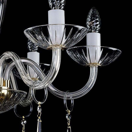 Люстры подвесные — Подвесная люстра Artglass Stefanie VIII. Swarovski Elements купить в 