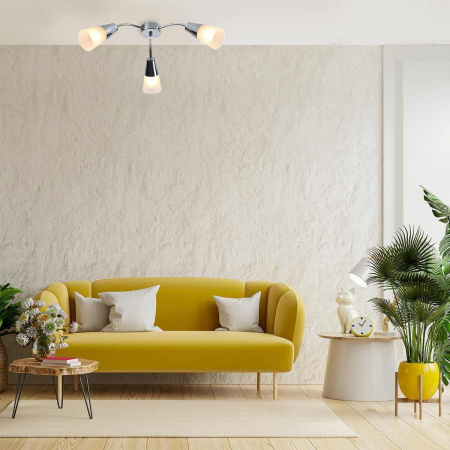 Потолочные люстры — Потолочная люстра Escada Aquilegia 1100/3P Chrome купить в 