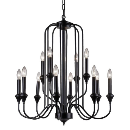 Люстры подвесные — Подвесная люстра Milosh Tendence 0803CL-12BK купить в  Люстры подвесные — Подвесная люстра Milosh Tendence 0803CL-12BK купить в