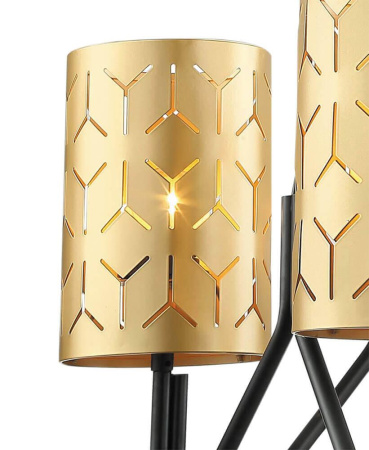 Люстры подвесные — Подвесная люстра Lumien Hall Нерей 4001/4P-BK-GD купить в 