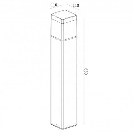 Средние уличные фонари — Садово-парковый светильник Mantra 8109 купить в 